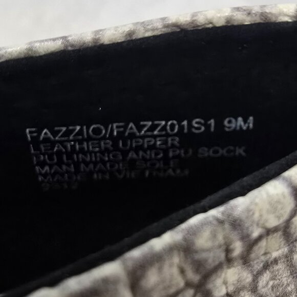 Steve Madden Fazzio Snake Print Leather Gold Chain Detail Dress Pumps Size 9 NEW - Picture 7 of 9